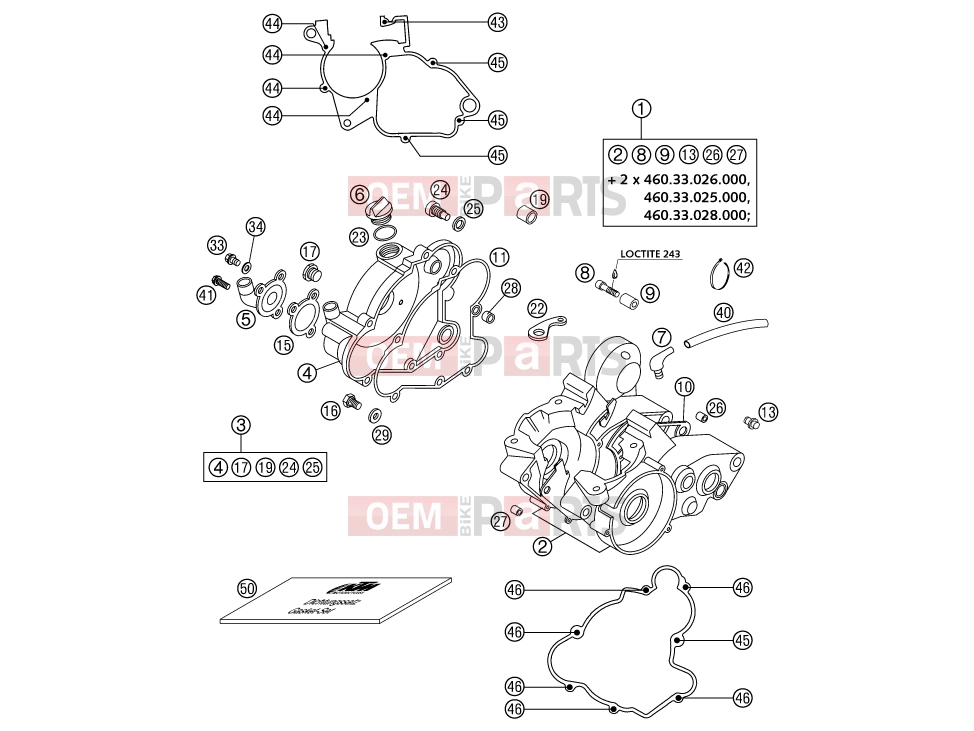 KTM 65 SX (6001D6) [EU] 2004 ENGINE CASE|Engine|30