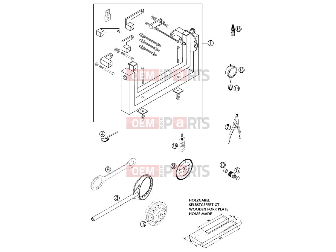 Special tools (engine)|Engine|29 - KTM 250 SX (630100) [US] 2000