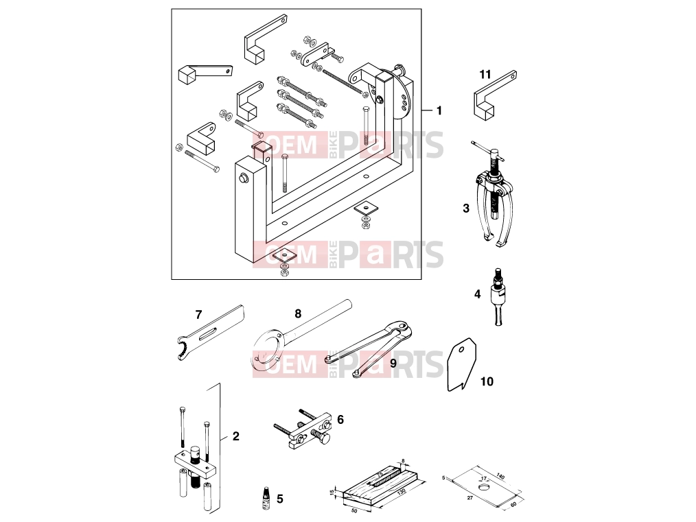 KTM 60 SX (600105) [EU] 2000 Special tools (engine)|Engine|29