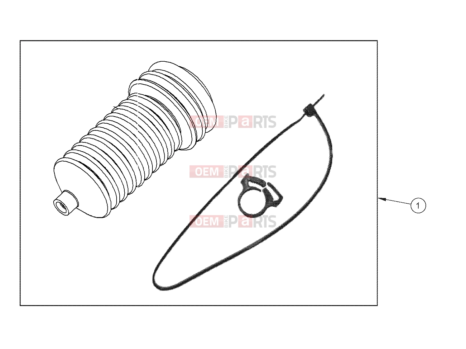 Polaris 2011 LEV GEM - e2/e4/e6/eS/eL/eLXD STEERING » STEERING, BOOT - (49GEMSTEER11BOOT)