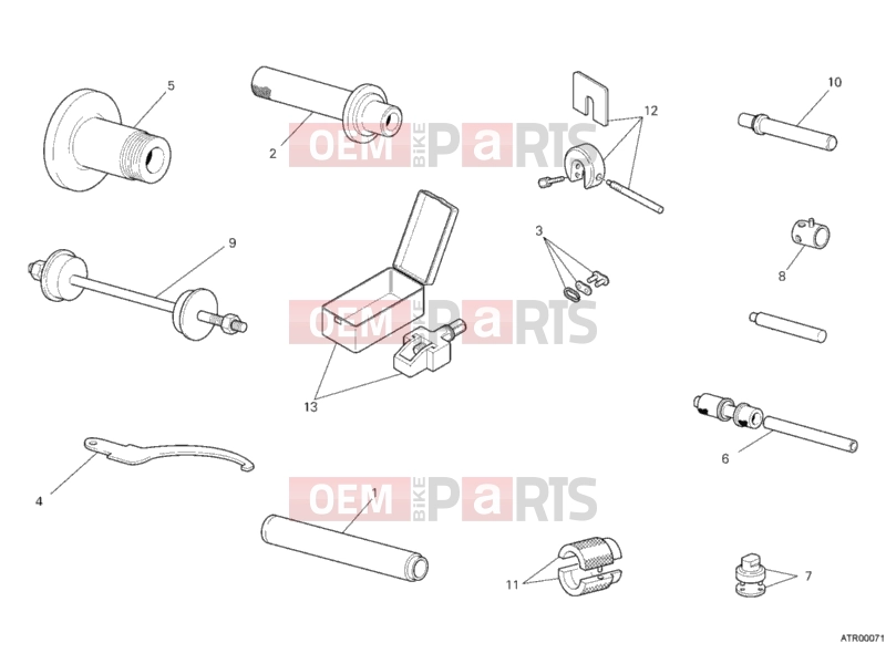 DUCATI 2005 Multistrada 1000 S WORKSHOP SERVICE TOOLS, FRAME » FRAME