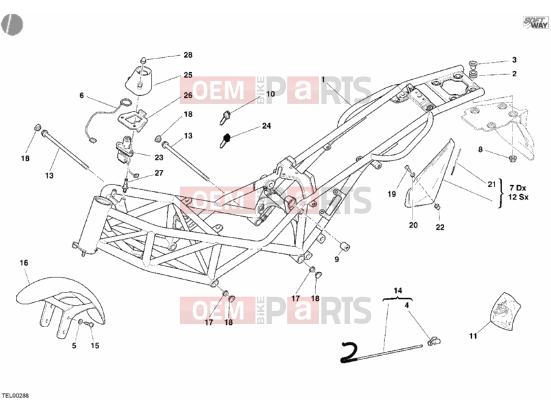 DUCATI 2005 Monster 400 Dark FRAME » FRAME