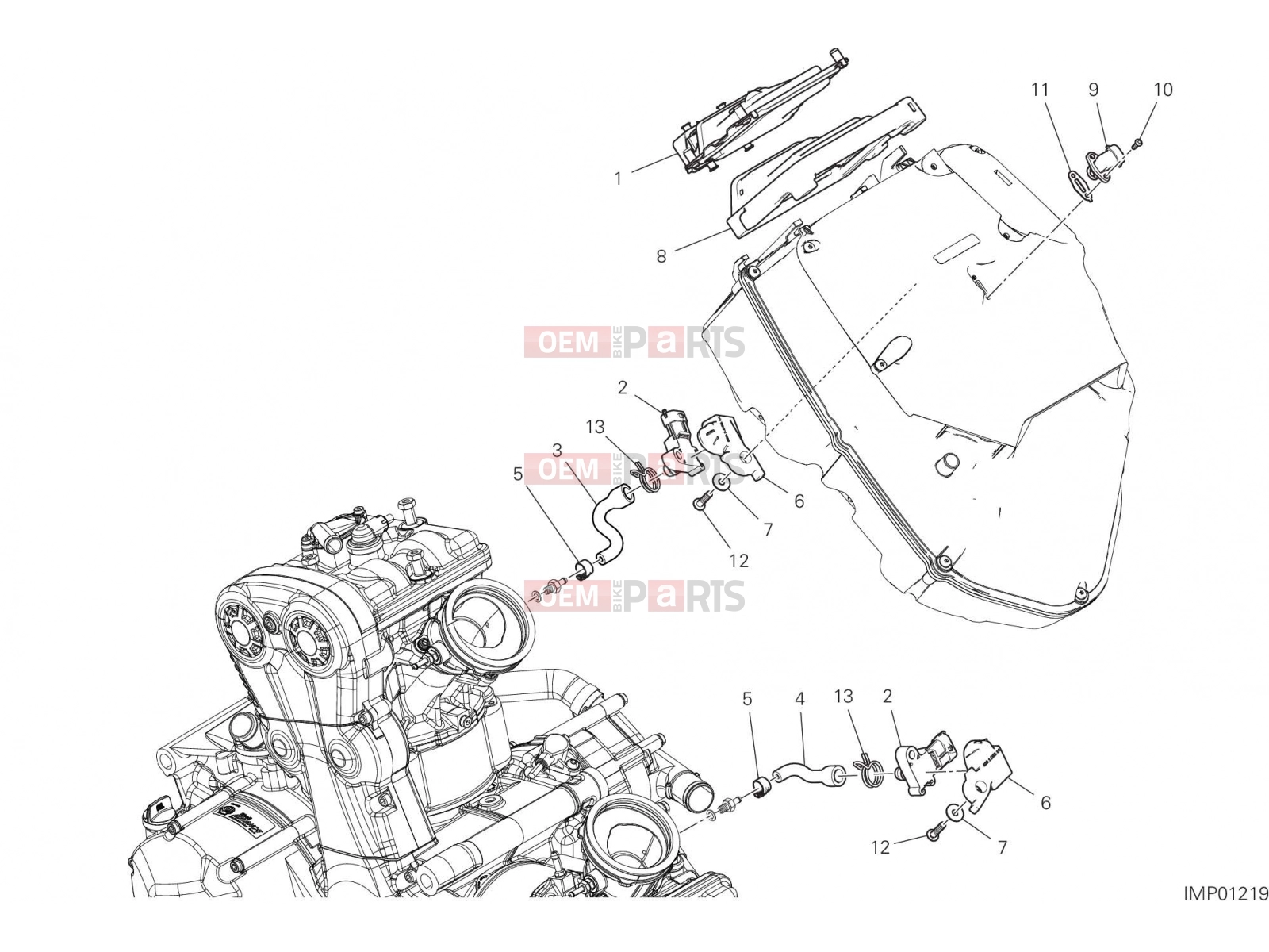 DUCATI 2019 Multistrada 950  ENGINE CONTROL UNIT [MOD:MS950]