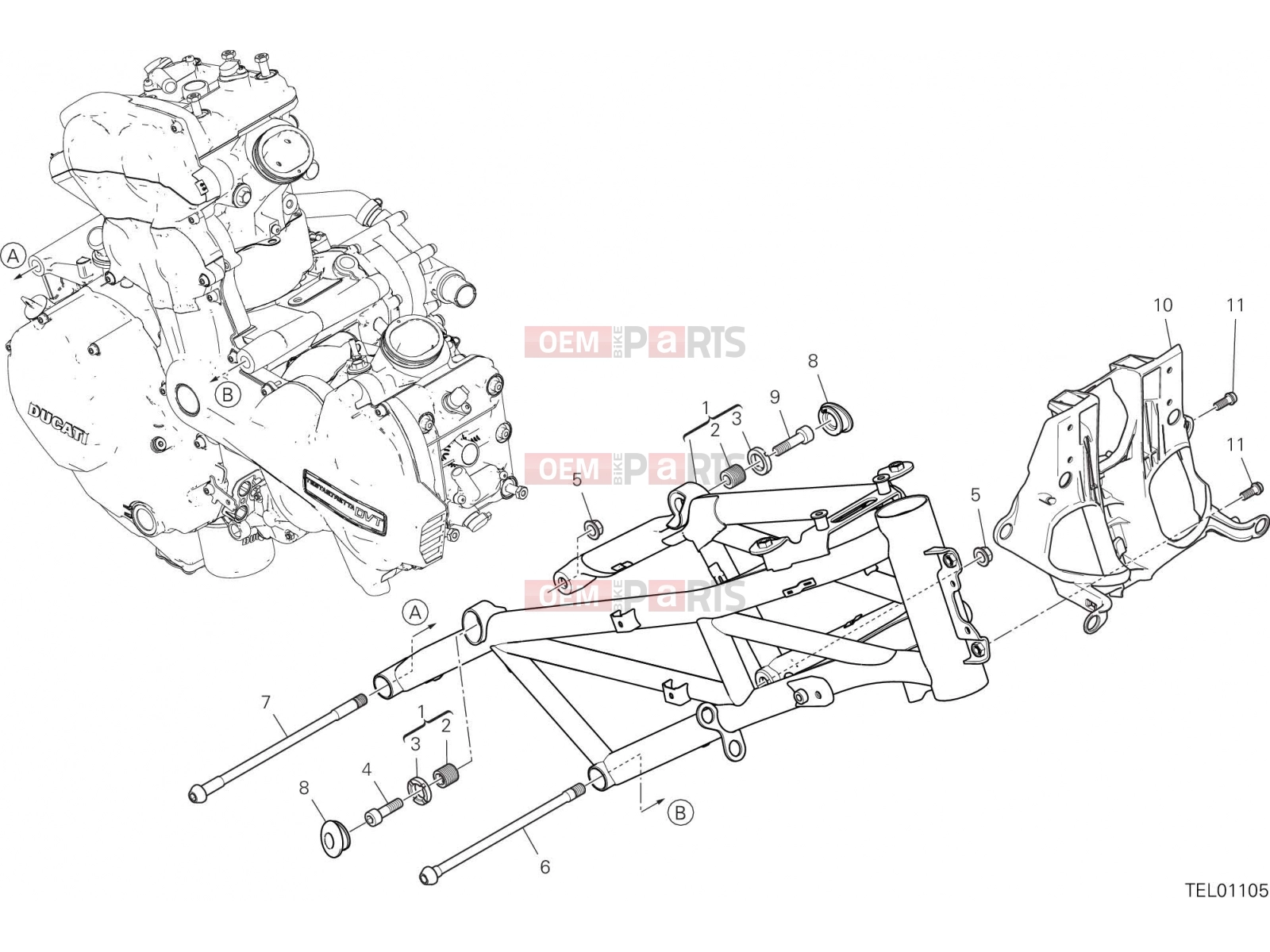 DUCATI 2019 Multistrada 1260 FRAME [MOD:MS1260]