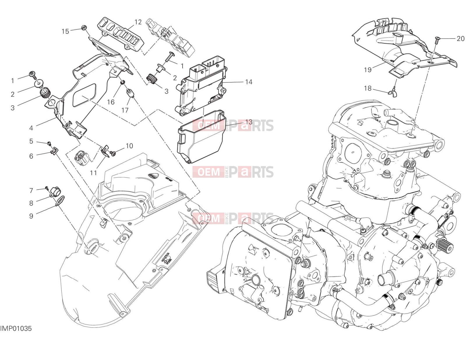DUCATI 2020 SuperSport S ENGINE CONTROL UNIT [MOD:SS 939 S]