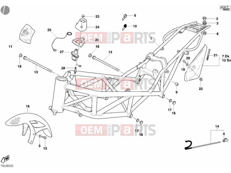 DUCATI 2005 Monster S4R FRAME » FRAME