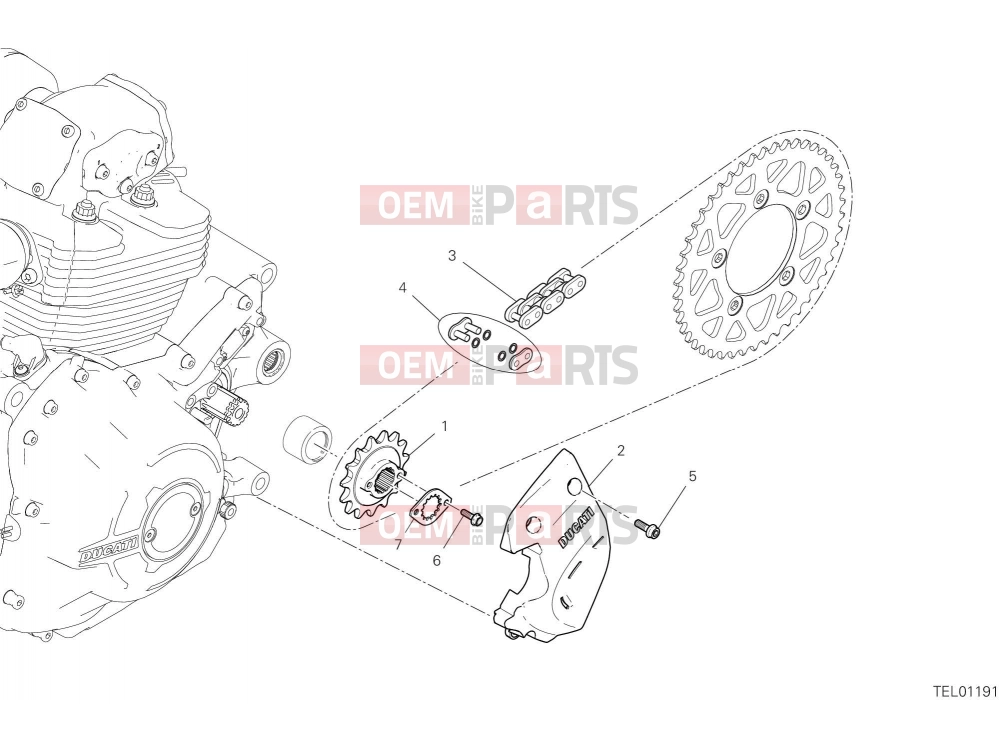 DUCATI 2016 Scrambler Flat Track Pro FRAME [MOD:SCR800FP]