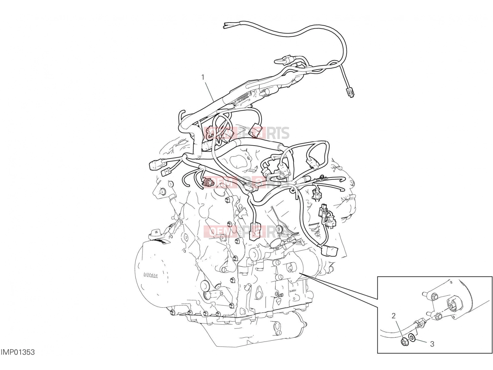 DUCATI 2021 Multistrada V4 ENGINE ELECTRIC SYSTEM [MOD:MSV4]