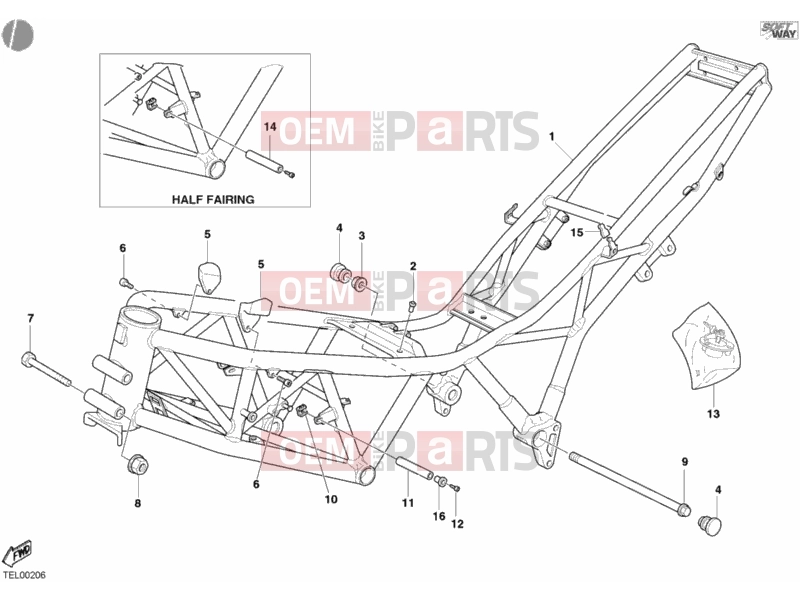 DUCATI 2003 Supersport 1000 SS FRAME » FRAME