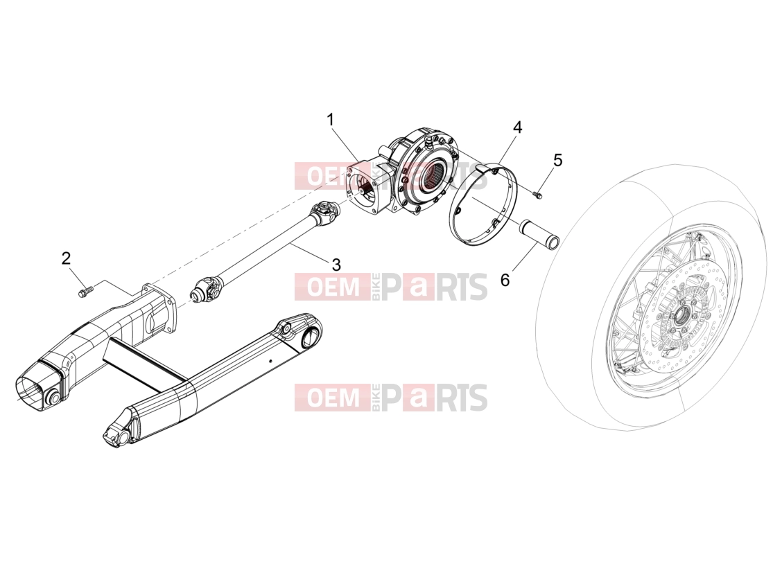 Engine » Transmission complete - Motoguzzi Eldorado 1400 ABS 2021