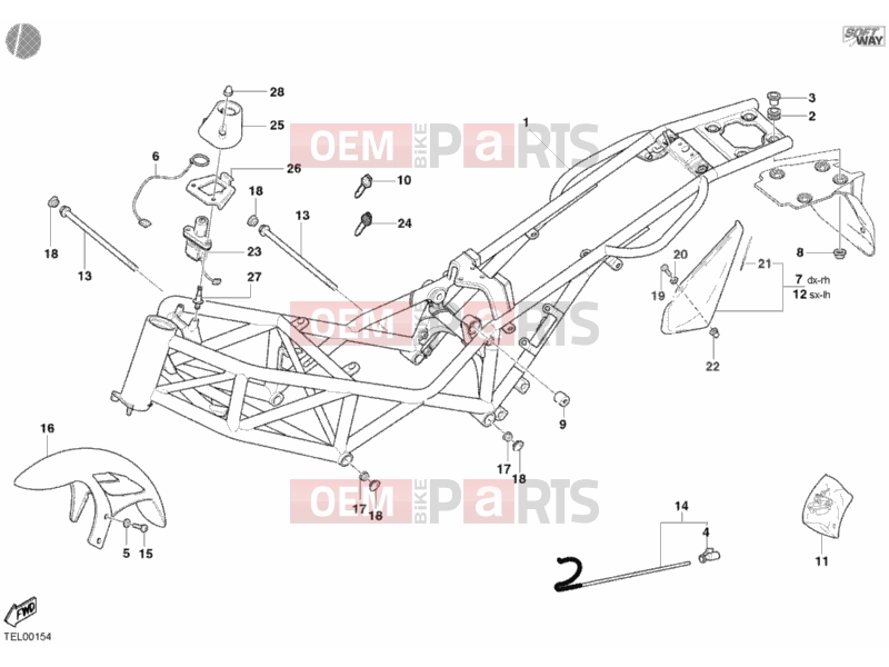 DUCATI 2003 Monster 620 FRAME » FRAME