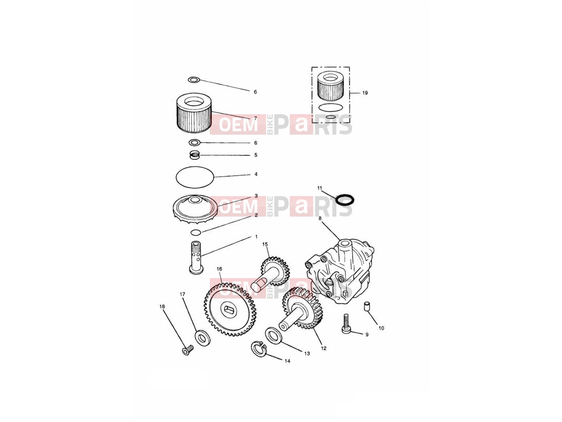 Triumph 1995 TRIDENT Lubrication System