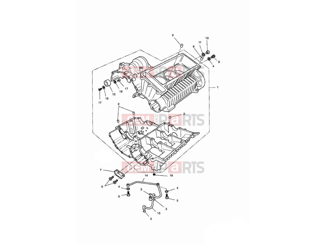 Triumph 1996 TRIDENT Crankcase