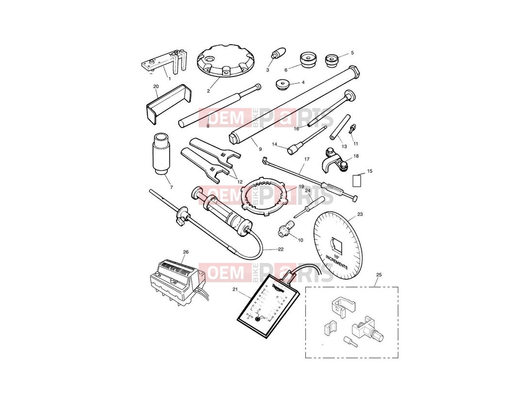 Triumph 2003 THUNDERBIRD SPORT Service Tools