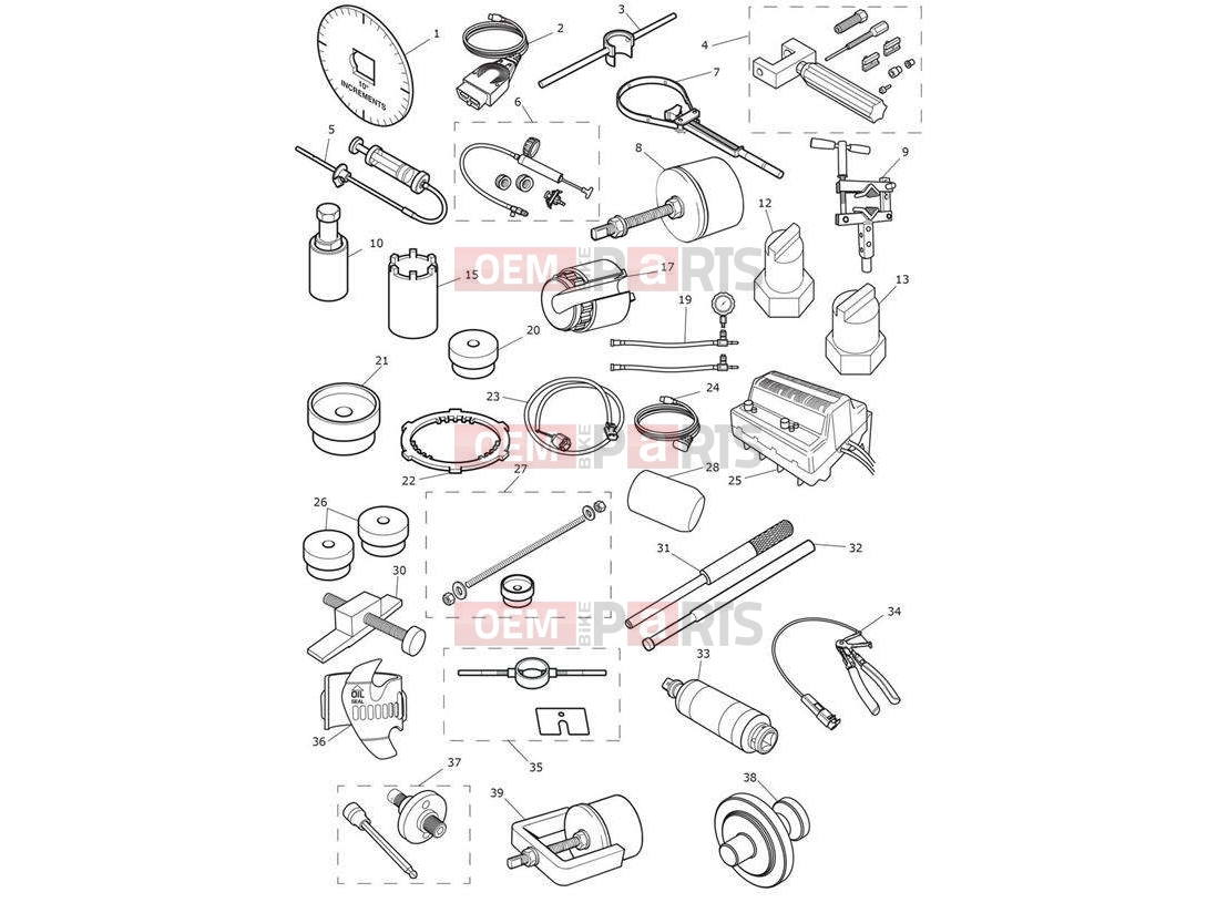 Triumph 2021 TRIDENT 660 Service Tools
