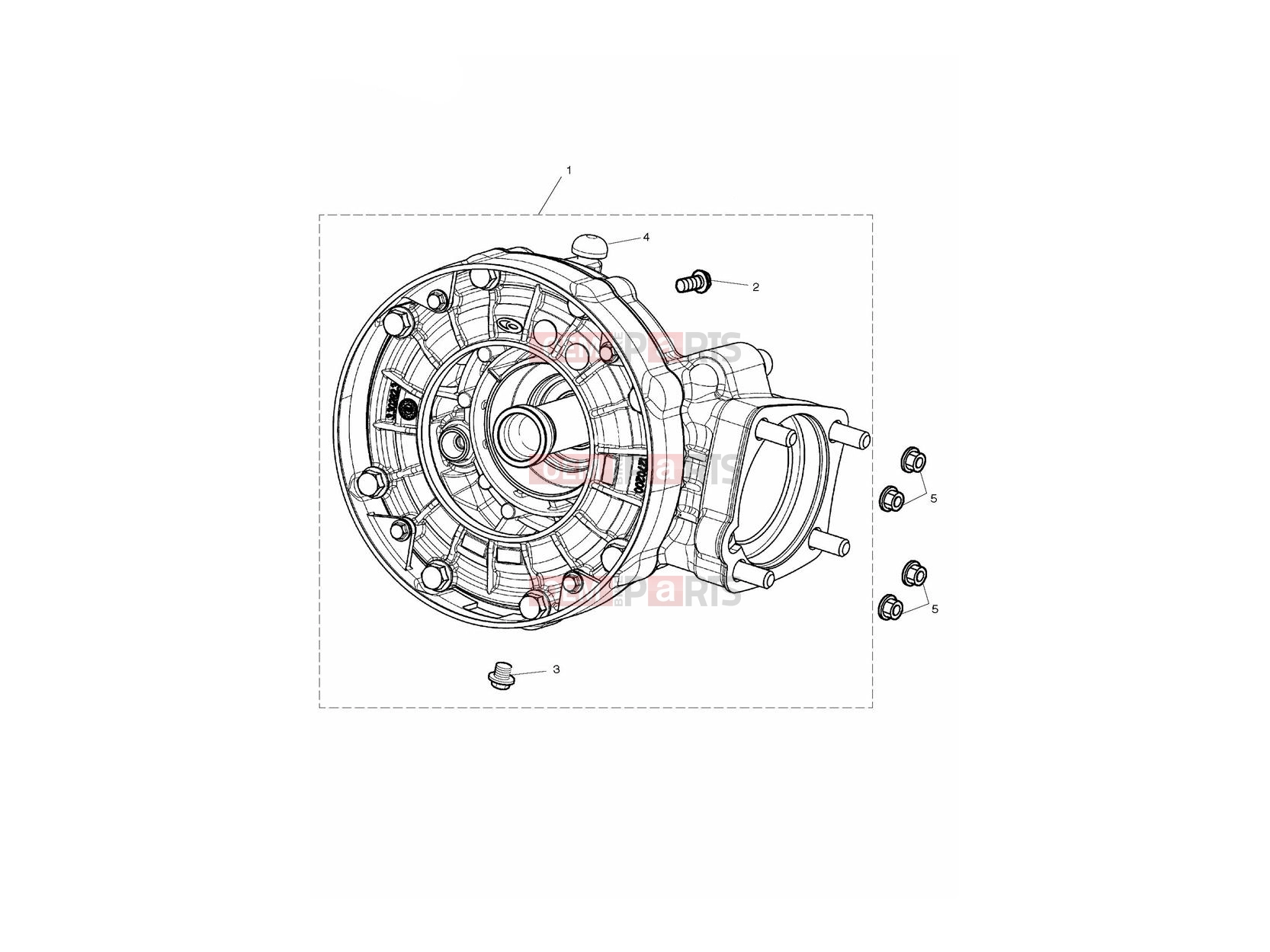 Triumph 2011 ROCKET III TOURING Final Drive Unit