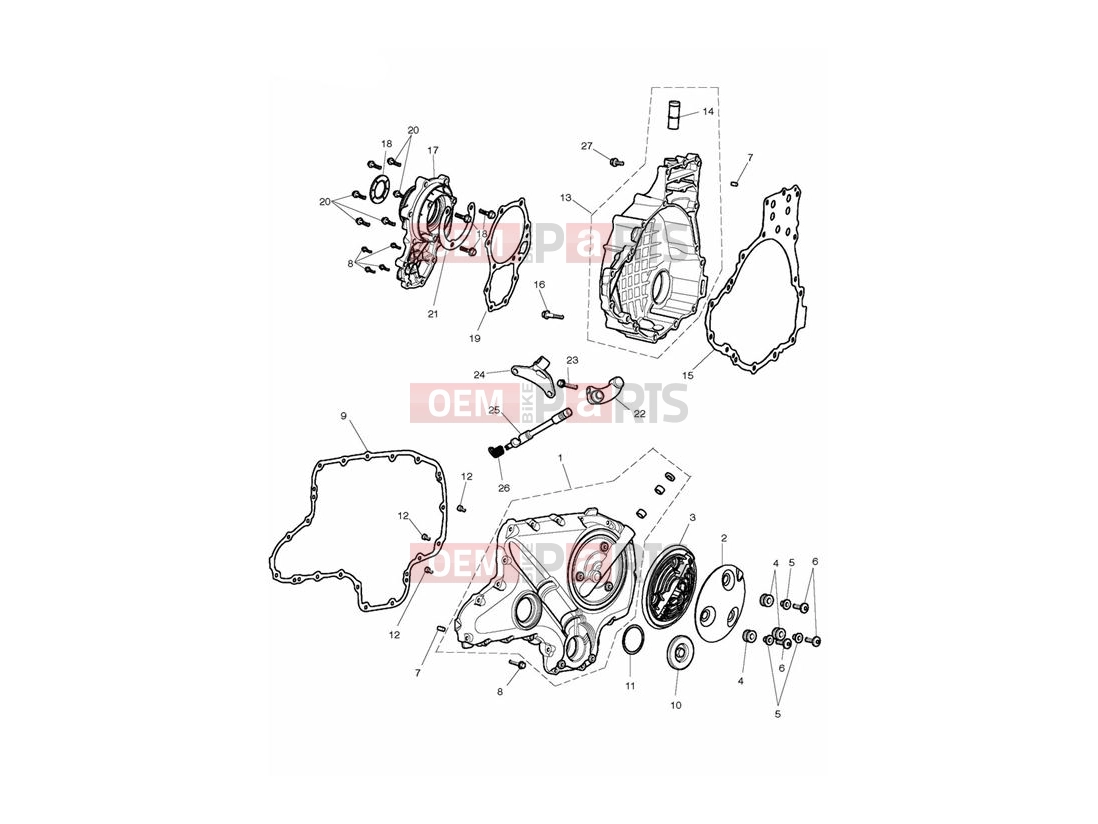Triumph 2011 ROCKET III TOURING Engine Covers