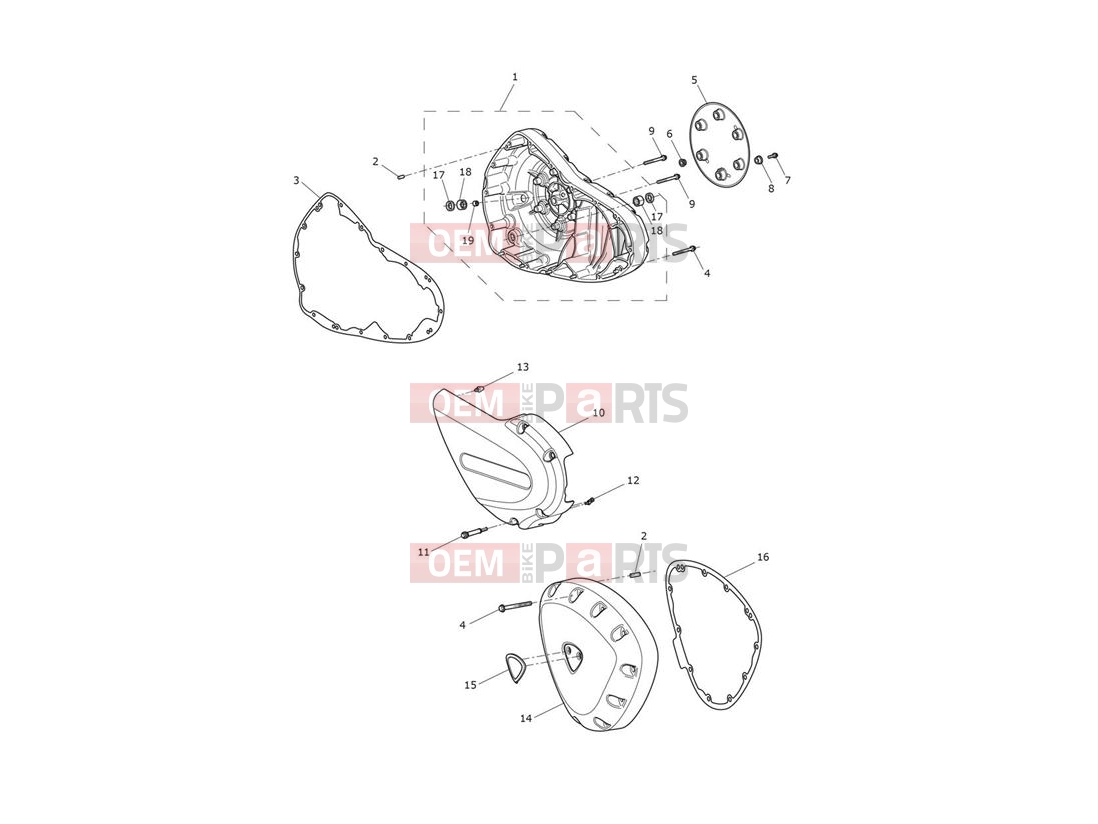 Triumph 2012 THUNDERBIRD STORM Engine Covers