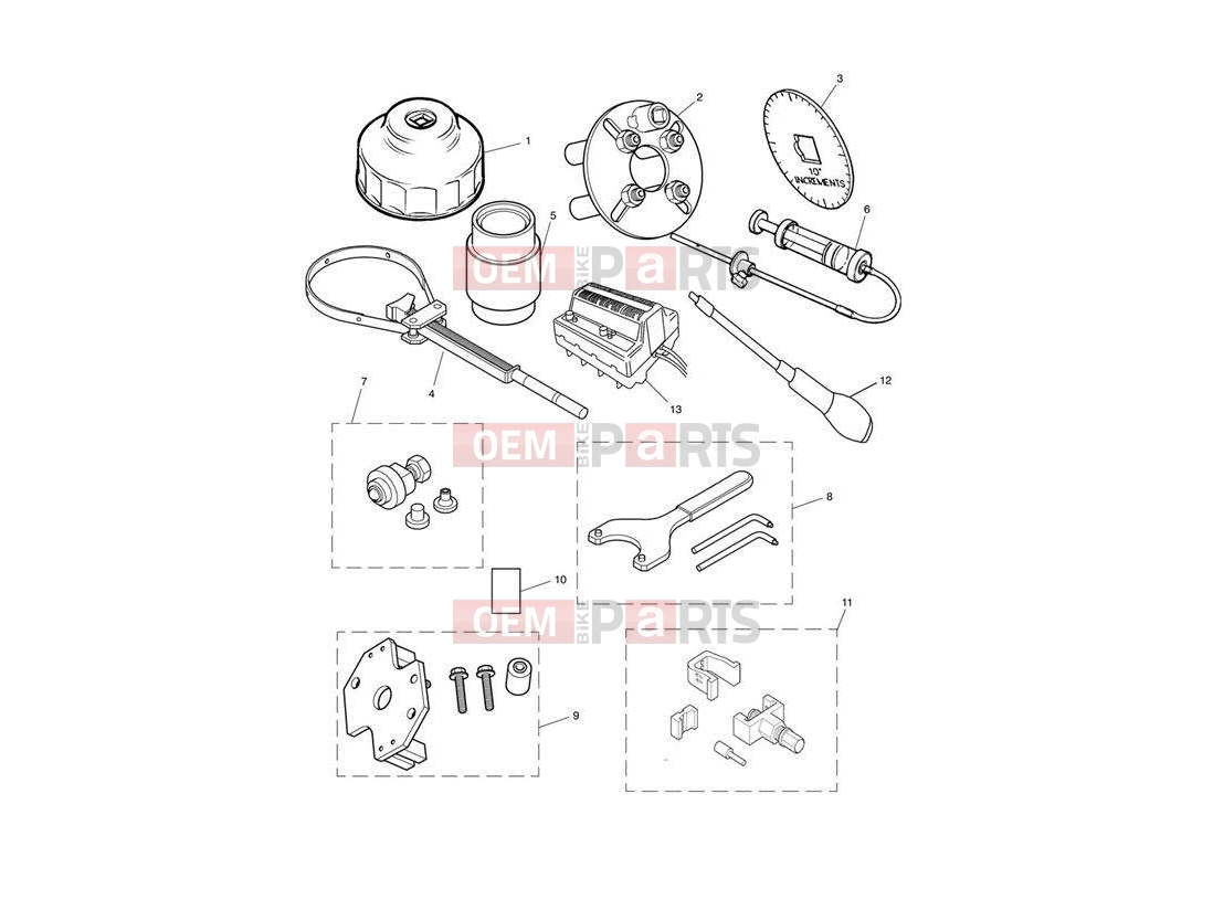 Triumph 2006 SPEEDMASTER CARBS Service Tools