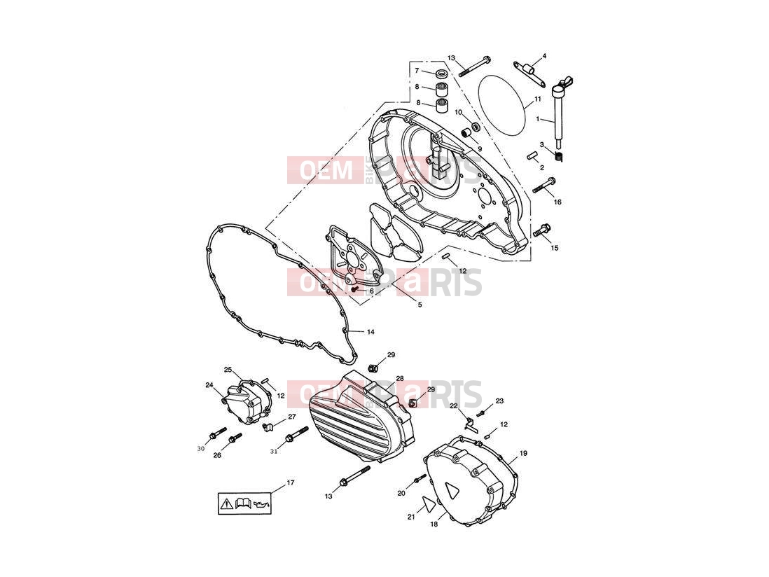 Triumph 2014 SPEEDMASTER EFI Engine Covers