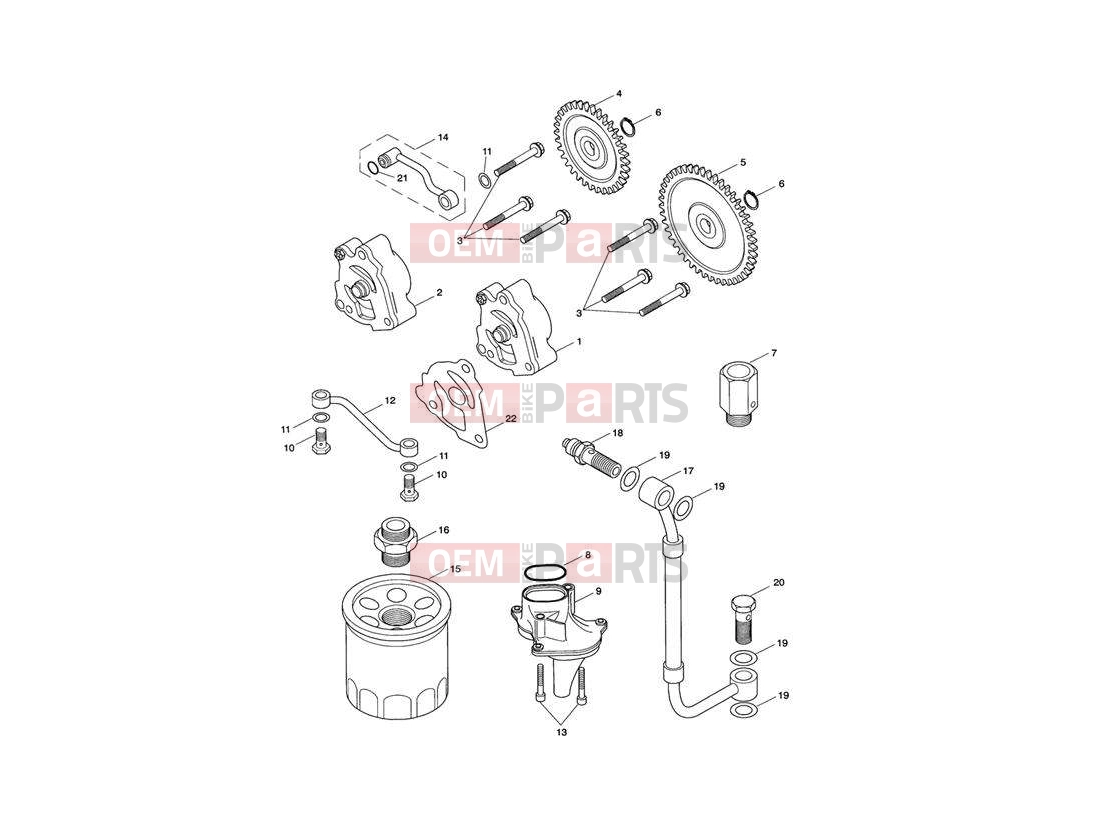 Triumph 2009 SPEEDMASTER EFI Lubrication system