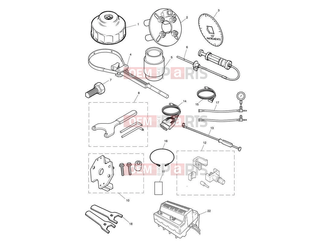 Triumph 2011 SPEEDMASTER EFI Service Tools