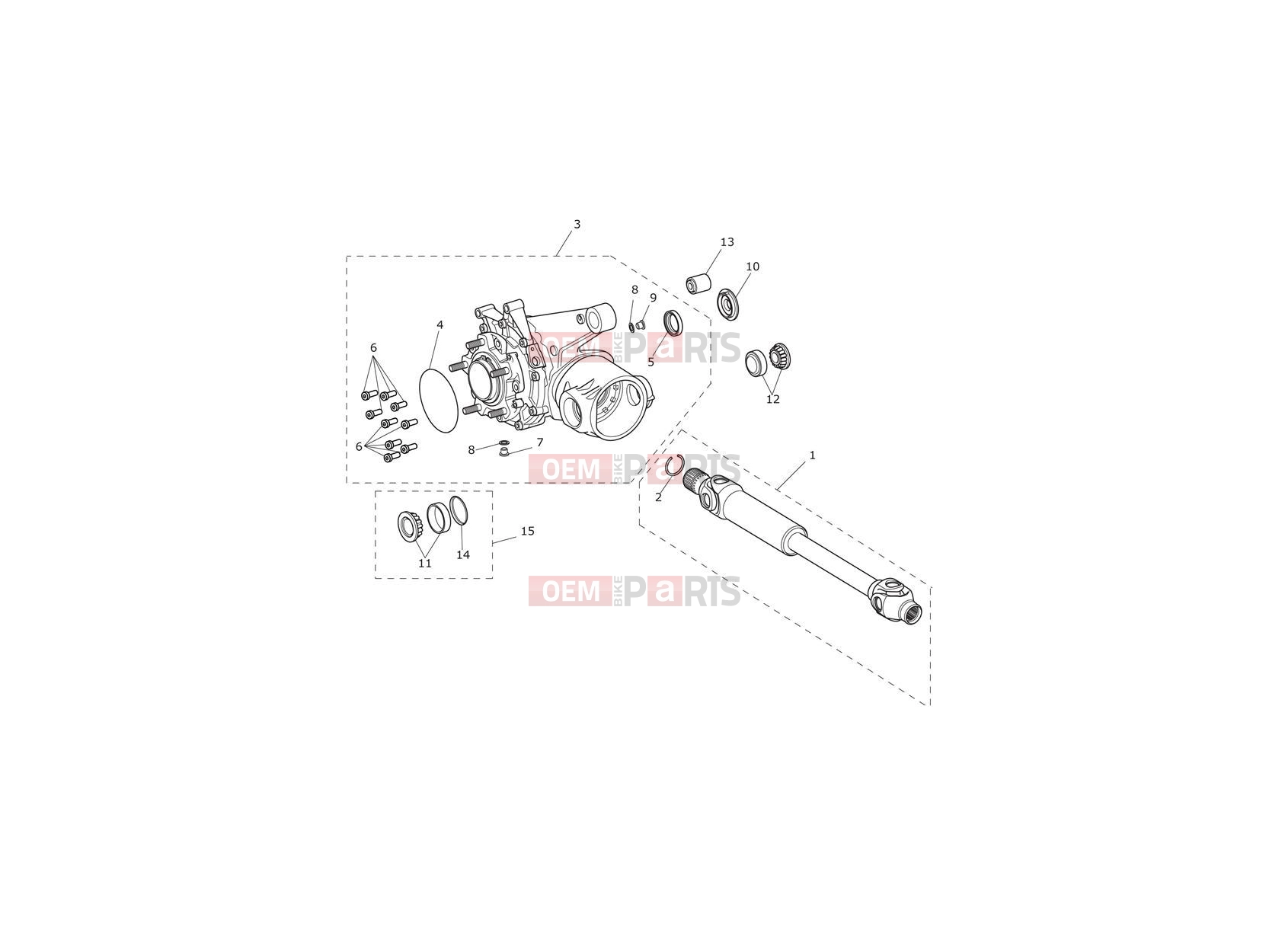 Triumph 2018 TIGER 1200 XCA Final Drive Unit