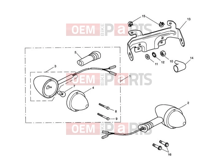 Triumph 2011 SCRAMBLER EFI Front Indicators