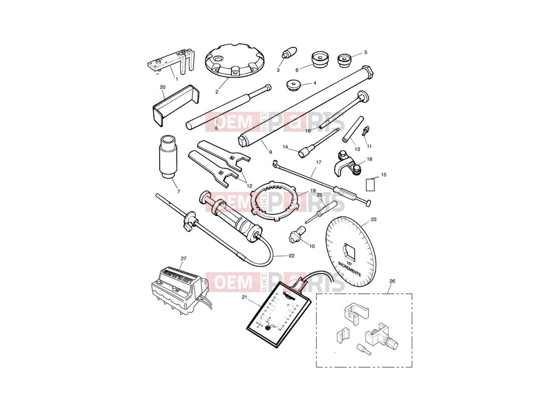 Triumph 2001 LEGEND TT Service Tools