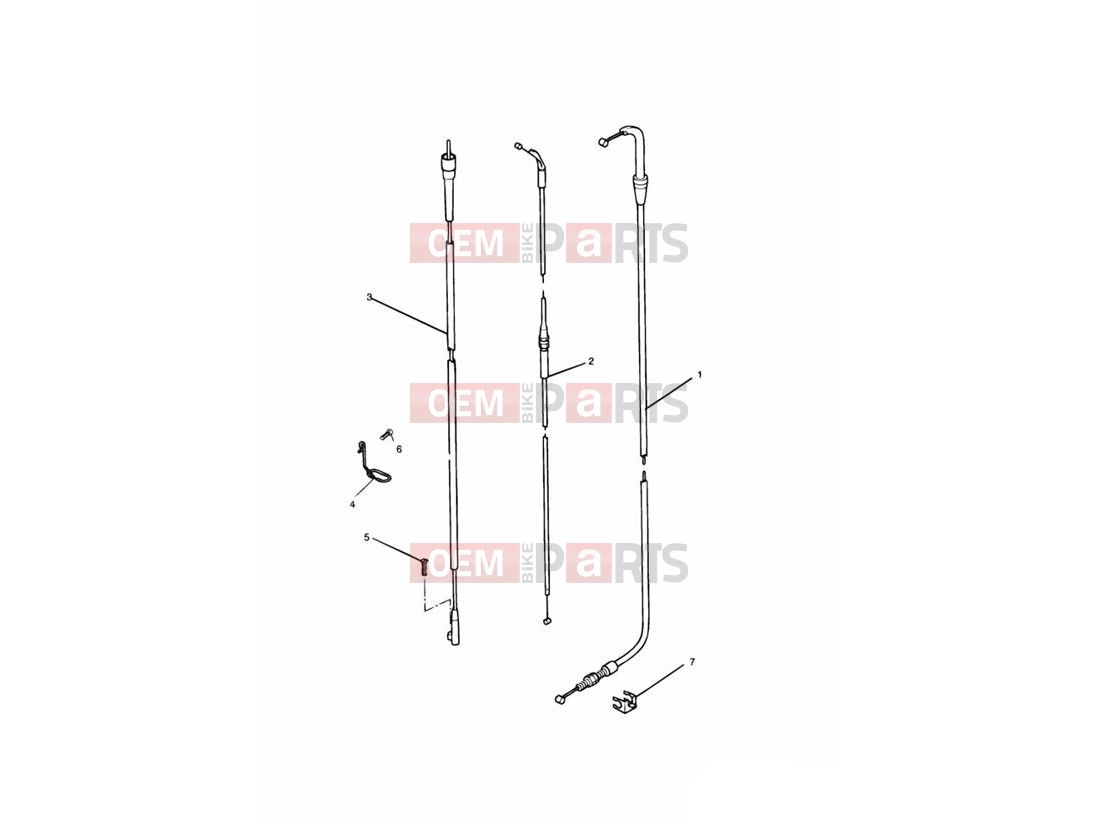 Triumph 2001 LEGEND TT Control Cables