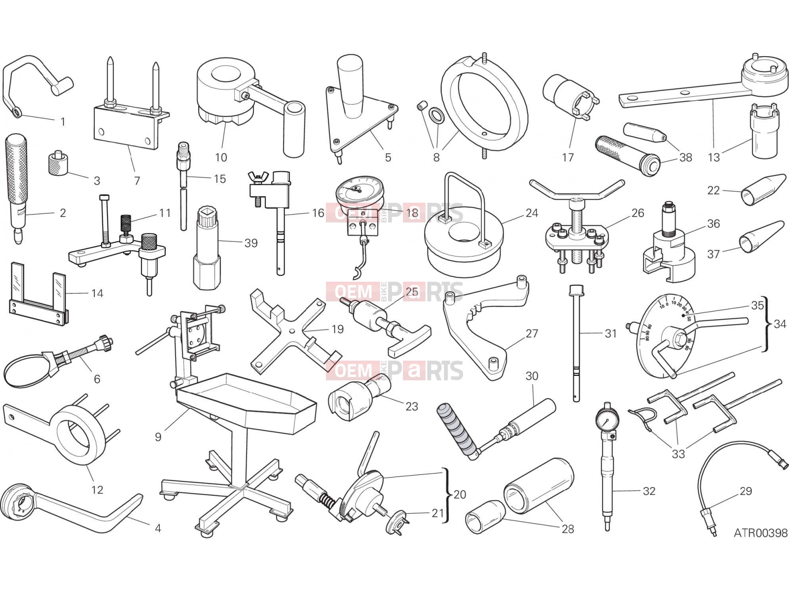 DUCATI 2023 XDiavel S WORKSHOP SERVICE TOOLS, ENGINE
