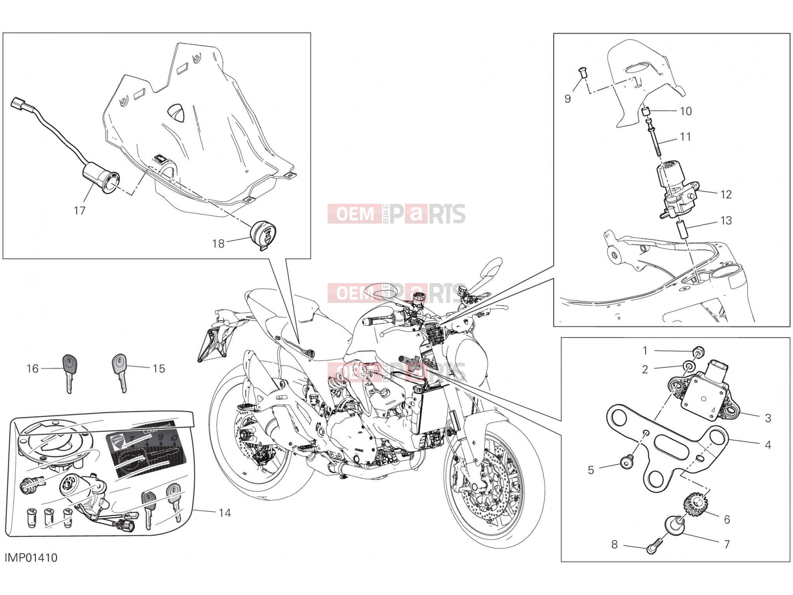 DUCATI 2021 Monster + ELECTRICAL DEVICES [MOD:M937+]