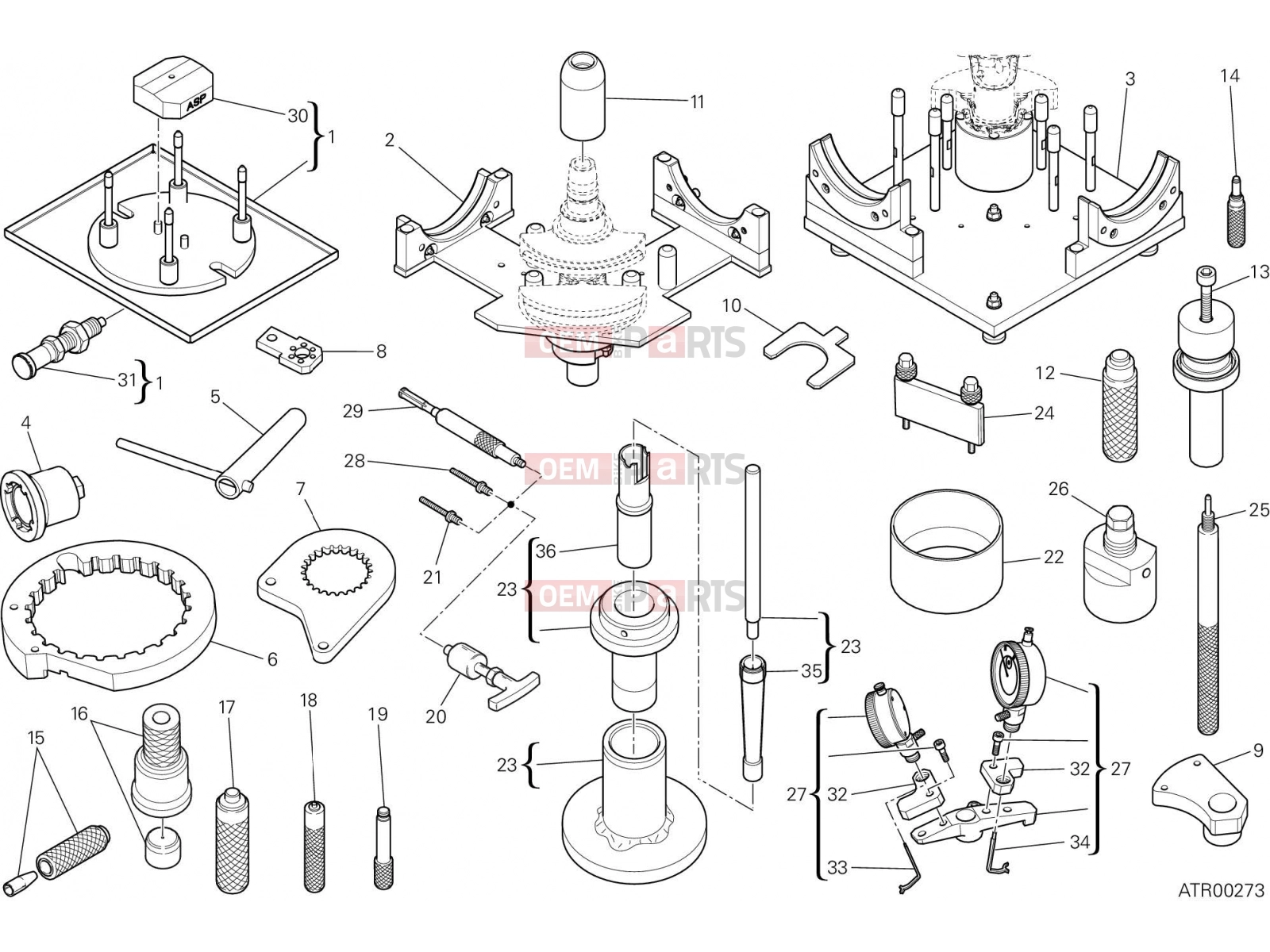 DUCATI 2022 Panigale V2 WORKSHOP SERVICE TOOLS (ENGINE)