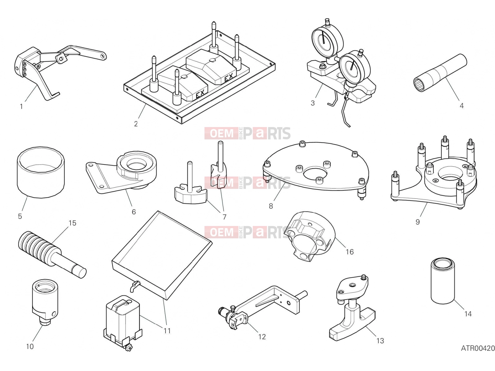 DUCATI 2023 Panigale V4 WORKSHOP SERVICE TOOLS (ENGINE)
