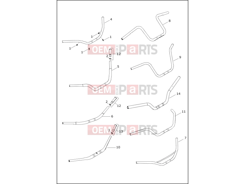 Harley-Davidson 2020 SOFTAIL SOFTAIL FAT BOB  - FXFB HANDLEBAR