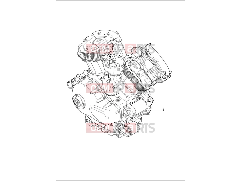Harley-Davidson 2016 VRSC V-ROD MUSCLE  - VRSCF ENGINE ASSEMBLY