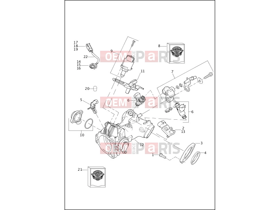 INDUCTION MODULE, FUEL - Harley-Davidson DYNA FAT BOB - FXDF 2014
