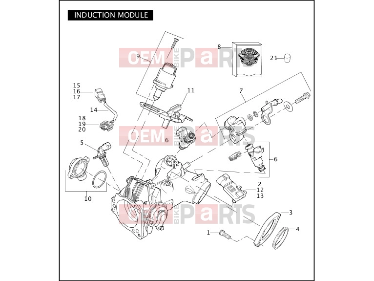 Harley-Davidson 2007 DYNA DYNA SUPER GLIDE CUSTOM  - FXDC INDUCTION MODULE