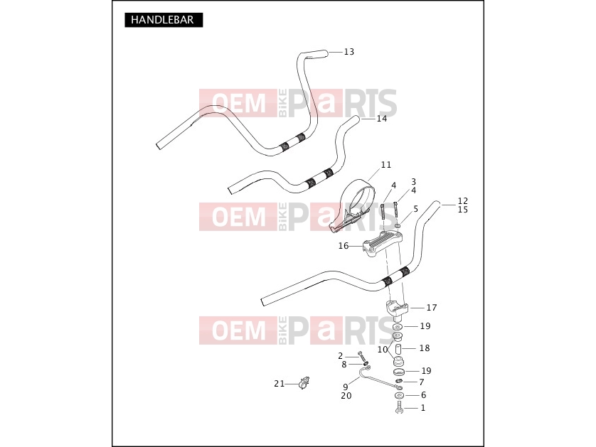 Harley-Davidson 2005 DYNA DYNA SUPER GLIDE CUSTOM  - FXDCI HANDLEBAR