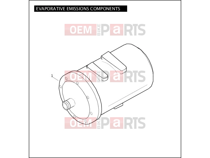Harley-Davidson 2005 SOFTAIL SOFTAIL STANDARD  - FXST EVAPORATIVE EMISSIONS COMPONENTS