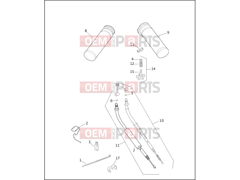 Harley-Davidson 2003 SOFTAIL NIGHT TRAIN  - FXSTB THROTTLE CONTROL