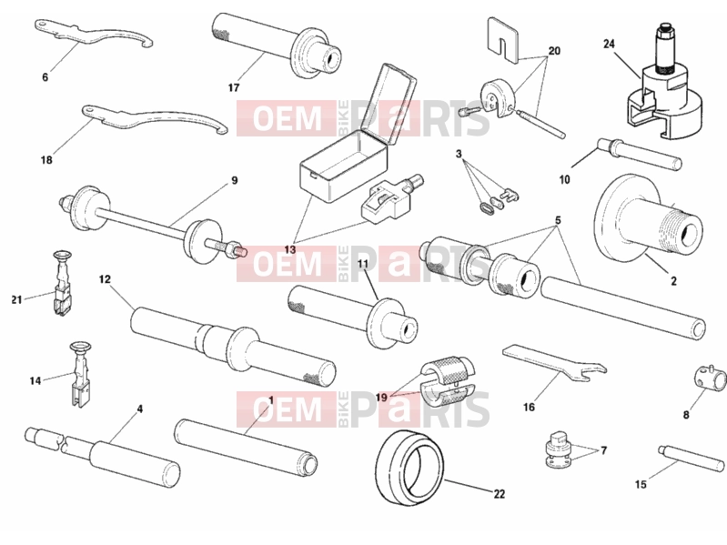 DUCATI 2000 Superbike 996 WORKSHOP SERVICE TOOLS, FRAME » FRAME