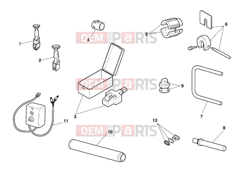 DUCATI 2000 Sporttouring ST4 WORKSHOP SERVICE TOOLS, FRAME » FRAME