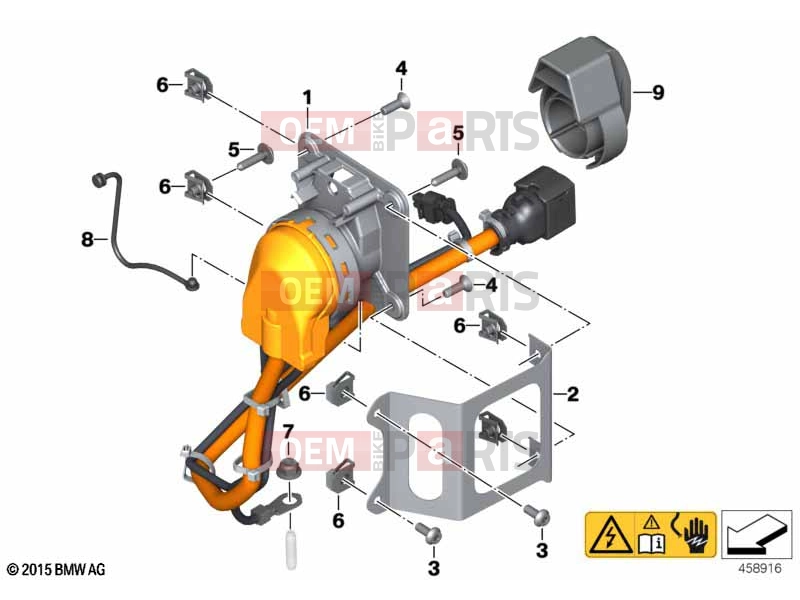 BMW Motorrad BMW 2020 C models C evolution (0C03) 61 | Charging socket | Charging socket