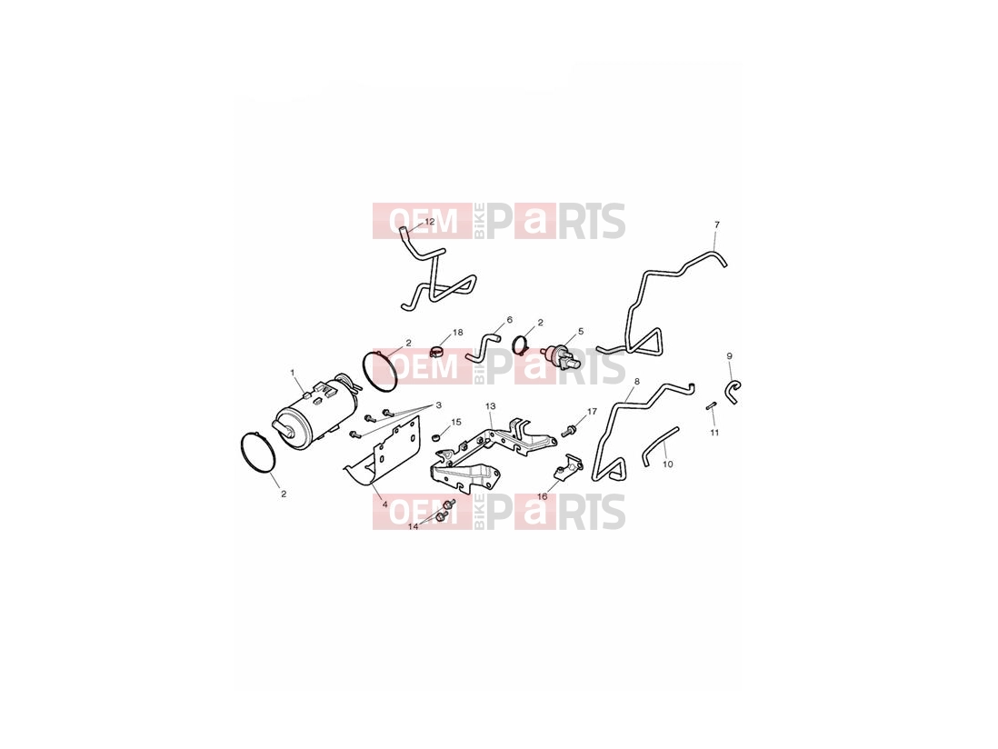 Triumph 2013 THUNDERBIRD Evaporative Loss Control System