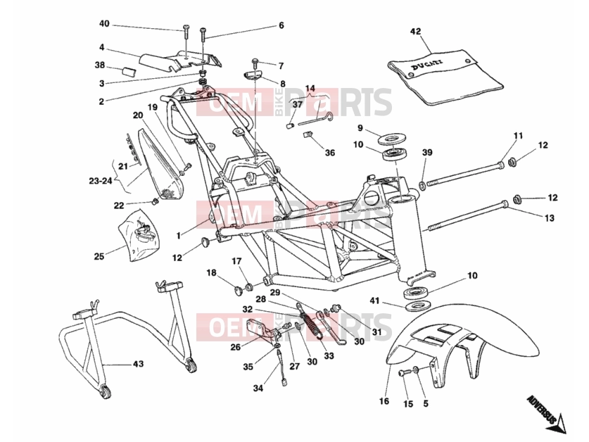 DUCATI 1998 Monster 900 FRAME » FRAME