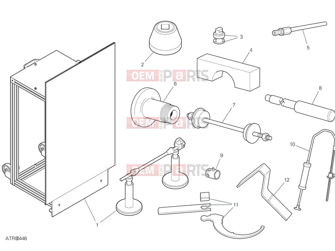 DUCATI 2024 Multistrada V4 RS Workshop service tools (frame)