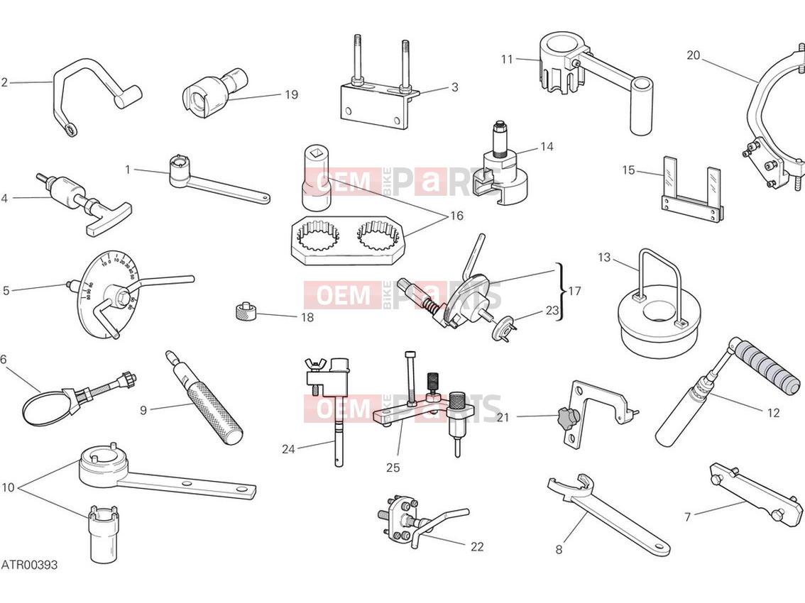 DUCATI 2022 Monster Workshop Service Tools Engine