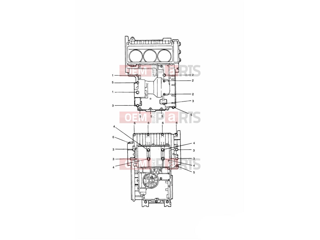 Triumph 2002 THUNDERBIRD Crankcase Fixings
