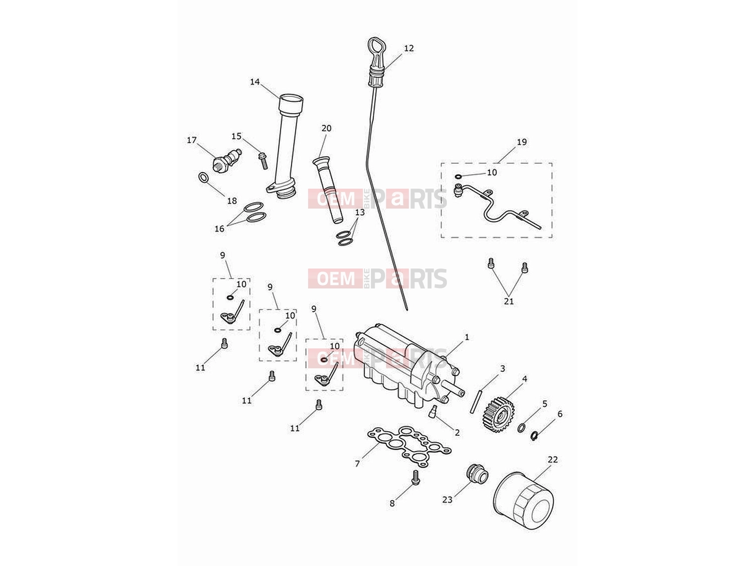 Triumph 2023 Rocket 3 R Lubrication system
